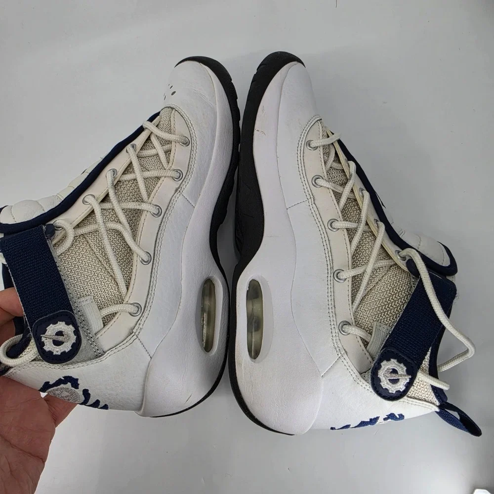 Nike Air Shake Ndestrukt White Navy 6Y Rodman White Black Navy Retro AA2888-101